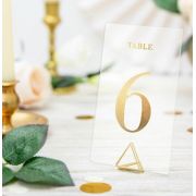 Stojančeky, čísla na svatební stoly