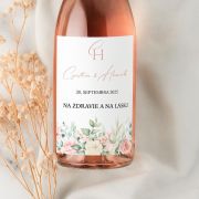 Svatební etikety na láhve