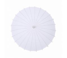 Papírový deštník bílý