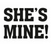 Svatební nálepky na boty SHE´S MINE 1pár