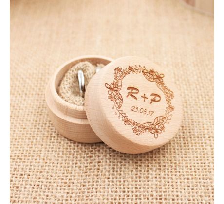 Dřevěná krabička na obroučky různé designy 1