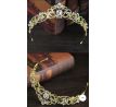 Korunka/tiara pro nevěstu zlatá