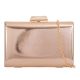 Společenská kabelka clutch lesklá šampaň
