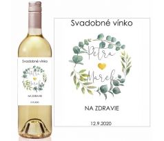 Svatební etikety na láhve 24