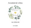 Svatební etikety na láhve 24