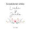 Svatební etikety na láhve 62