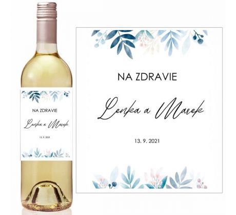Svatební etikety na láhve 61