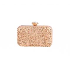 Společenská kabelka clutch šampaň 10
