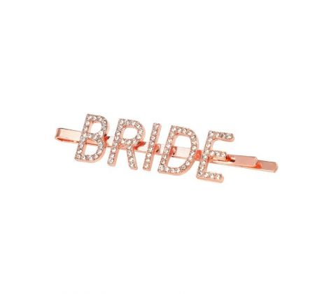Sponka Bride růžově zlatá