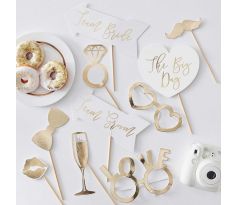 Rekvizity na svatební focení 10 ks