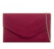 Společenská kabelka burgundy 3