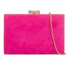 Společenská kabelka clutch fuksiová 1