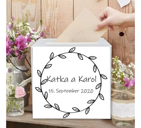 Personalizovaná svatební krabice na přání 34
