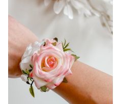 Náramek pro družičku z květin