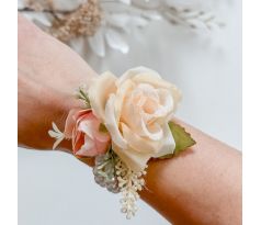 Náramek pro družičku z květin