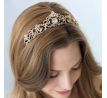 Korunka/tiara pro nevěstu zlatá