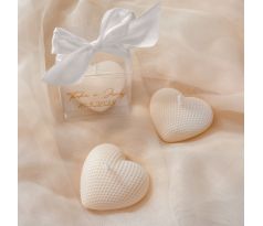 Dárek pro svatebčany - svíčka srdce