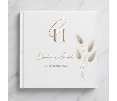 Svatební kniha hostů personalizovaná Boho