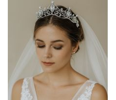 Korunka/tiara 19 stříbrná