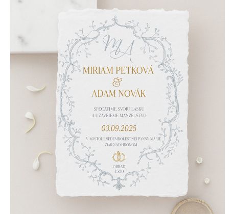 Svatební oznámení Pohádka