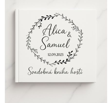 Kniha hostů s vlastním motivem 117