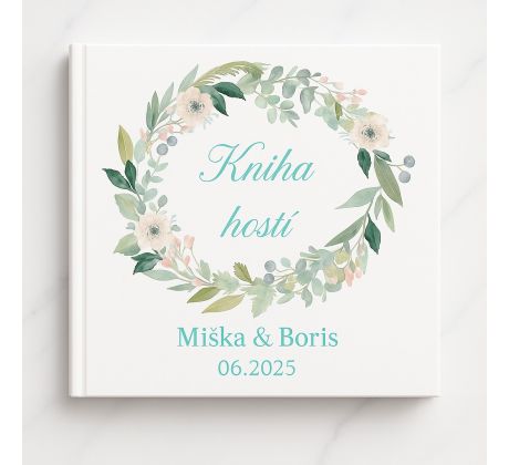 Kniha hostů s vlastním textem