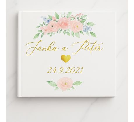 Kniha hostů s vlastním textem 77