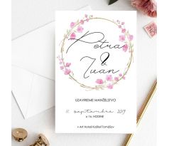 Svatební oznámení Elegant 2