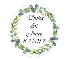 Svatební samolepky s vlastním textem 28