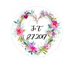 Svatební samolepky s vlastním textem 11