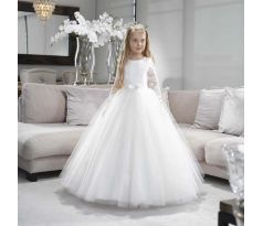 Dětské princeznovské šaty K 243