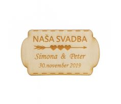 Svatební magnetka 82