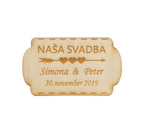 Svatební magnetka 82