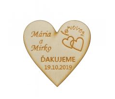Svadobná magnetka 72