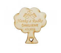 Svatební magnetka 80