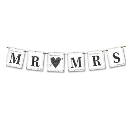 Girlanda Mr. & Mrs.
