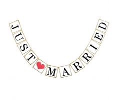 Písmenka Just Married 2