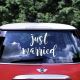 Nálepky Just Married