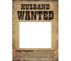 Rámeček na focení WANTED