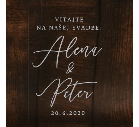 Nálepky na uvítací tabuli 50x70