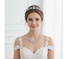 Set - náušnice, náhrdelník a tiara 3