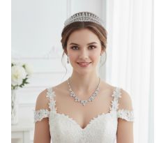 Set - náušnice, náhrdelník a tiara 5