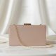Společenská kabelka clutch třpytivá rose gold 1