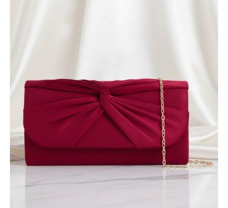 Společenská kabelka burgundy 5