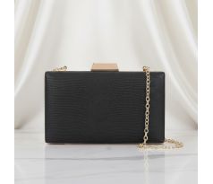 Společenská kabelka clutch černá 11