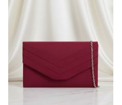 Společenská kabelka burgundy 3