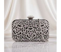 Společenská kabelka clutch černá 10