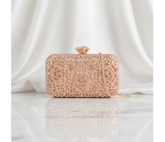 Společenská kabelka clutch šampaň 10
