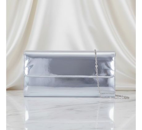Společenská kabelka stříbrná 6
