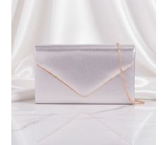 Společenská kabelka stříbrná 3